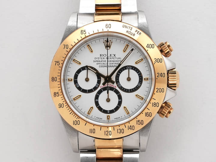ロレックス デイトナ エルプリメロ Ref.16523 ステンレススチール/イエローゴールド ホワイト文字盤