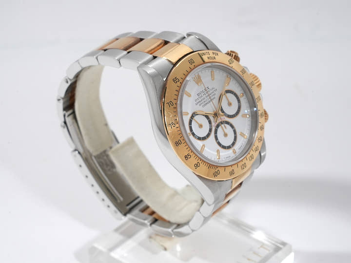 ロレックス デイトナ エルプリメロ Ref.16523 ステンレススチール/イエローゴールド ホワイト文字盤