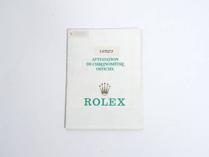 ロレックス デイトナ エルプリメロ Ref.16523 ステンレススチール/イエローゴールド ホワイト文字盤