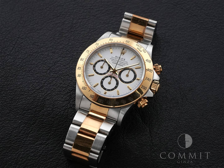ロレックス デイトナ エルプリメロ Ref.16523 ステンレススチール/イエローゴールド ホワイト文字盤