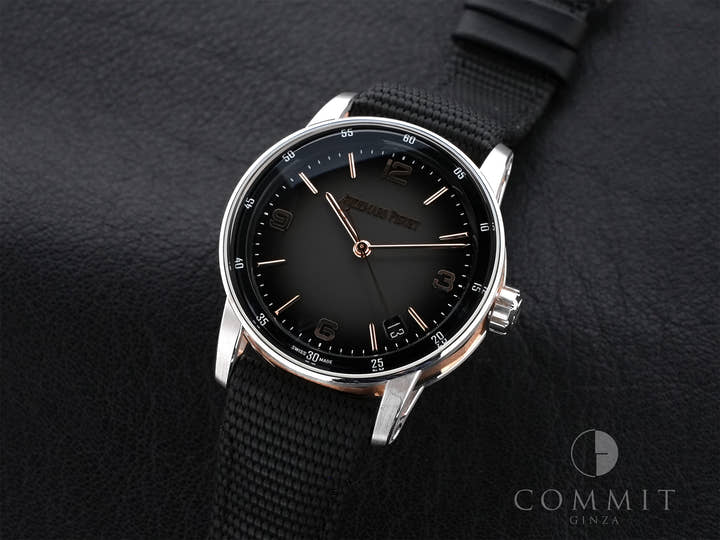 オーデマピゲ CODE 11.59 バイ オーデマ ピゲ Ref.15210CR.OO.A002KB.01 ホワイトゴールド/ピンクゴールド グレーラッカー文字盤