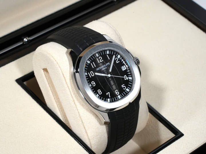 パテックフィリップ アクアノート Ref.5167A-001 ステンレススチール ブラック文字盤