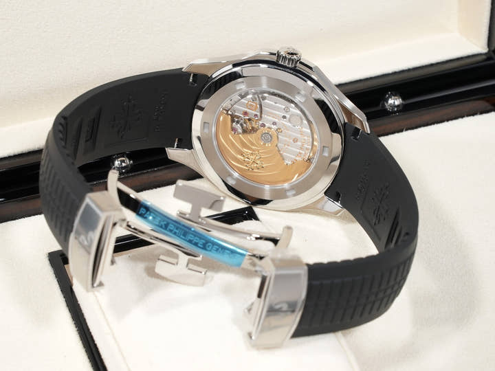 パテックフィリップ アクアノート Ref.5167A-001 ステンレススチール ブラック文字盤