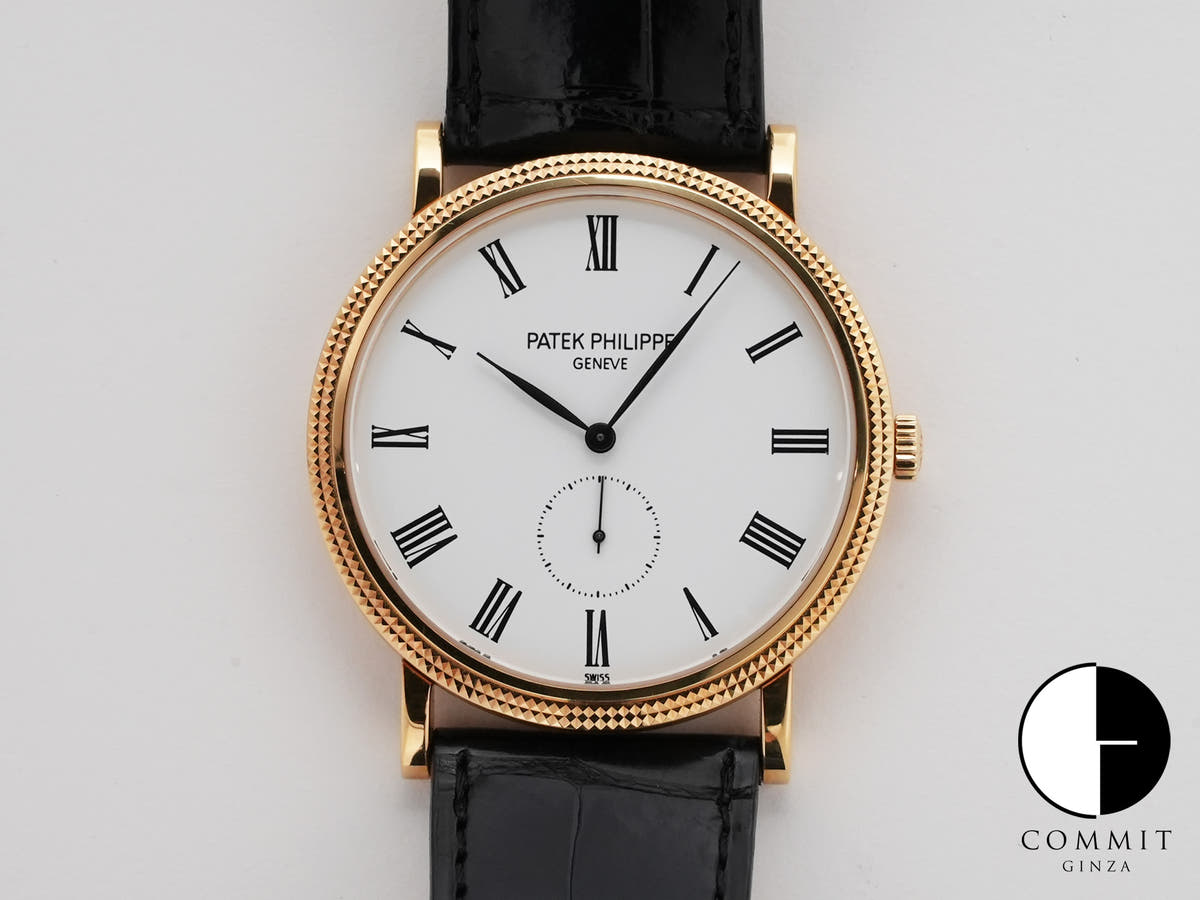 パテックフィリップ カラトラバ Ref.5119J-001 イエローゴールド ホワイト文字盤