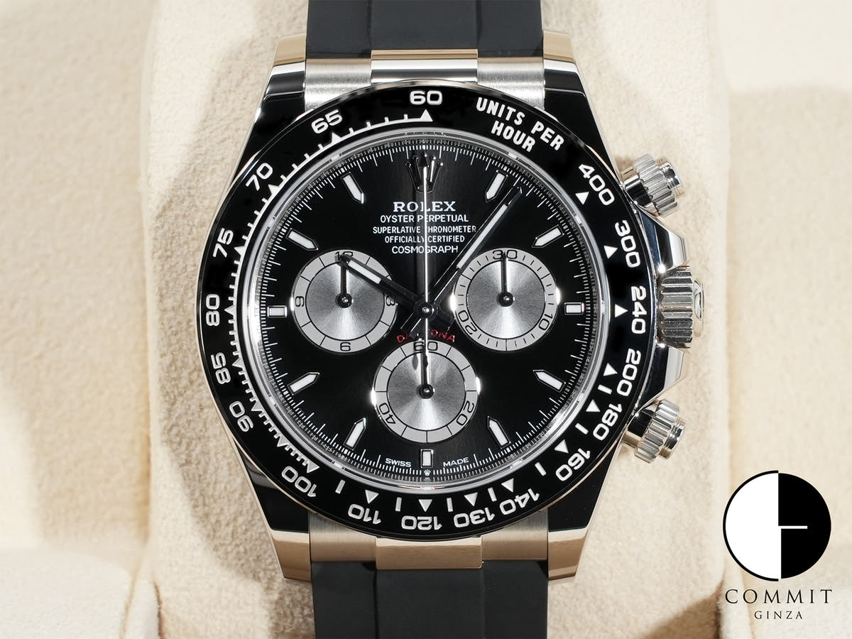 Rolex Daytona Ref. 126519LN White Gold Bright Black x Steel Dial