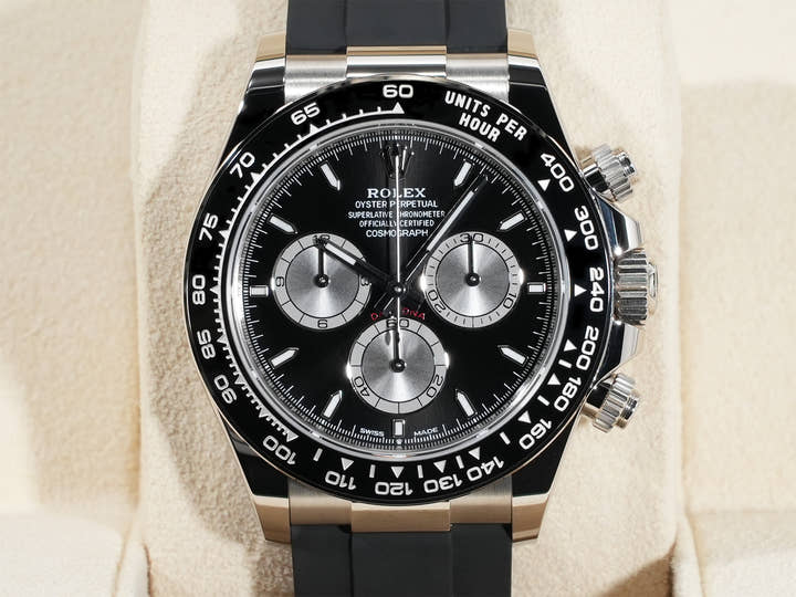 Rolex Daytona Ref. 126519LN White Gold Bright Black x Steel Dial