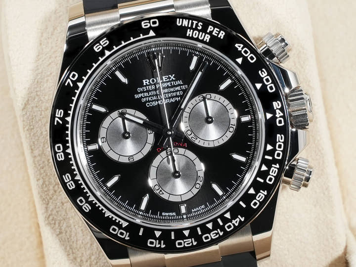 Rolex Daytona Ref. 126519LN White Gold Bright Black x Steel Dial