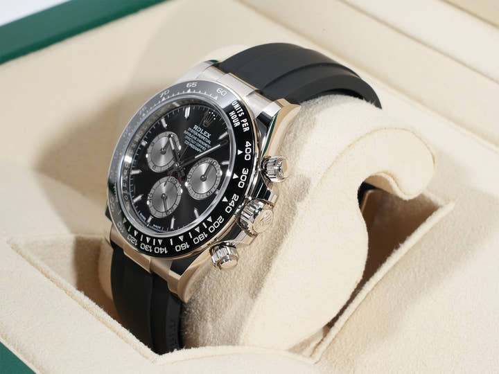 Rolex Daytona Ref. 126519LN White Gold Bright Black x Steel Dial