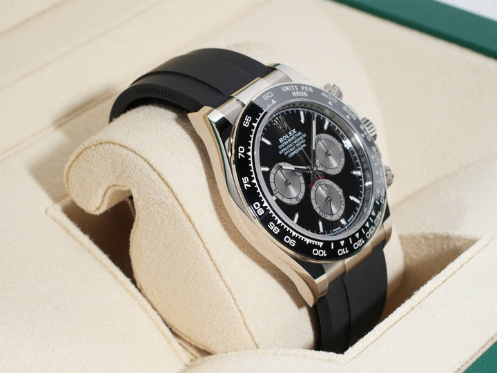 Rolex Daytona Ref. 126519LN White Gold Bright Black x Steel Dial