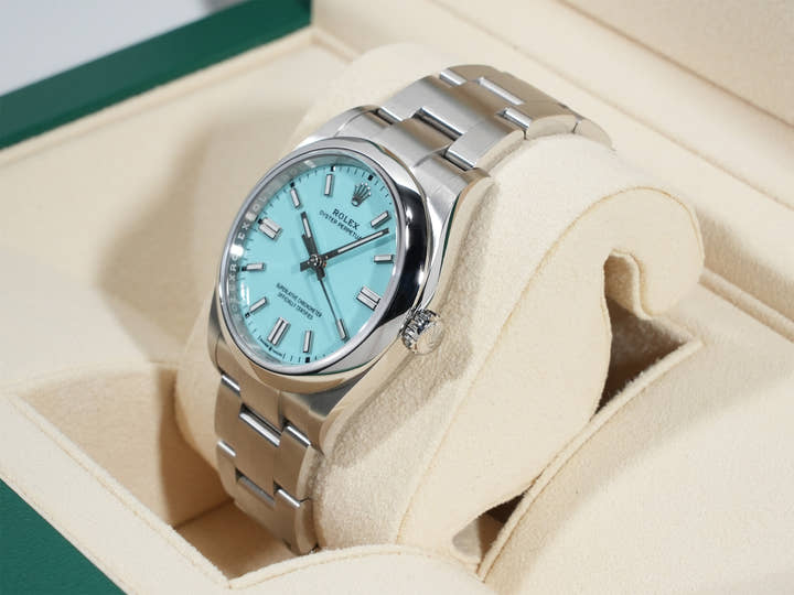 ロレックス オイスターパーペチュアル36 Ref.126000 ステンレススチール ターコイズ文字盤
