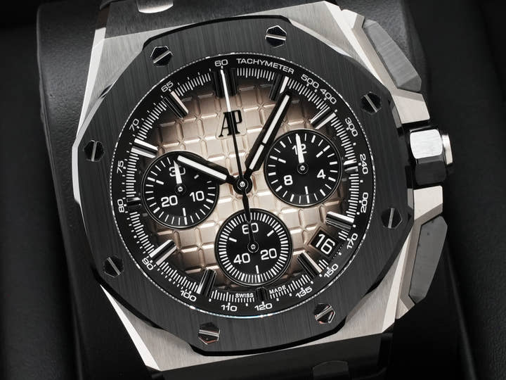 オーデマピゲ ロイヤルオーク オフショア クロノグラフ Ref.26420SO.OO.A600CA.01 ステンレススチール スモークブラウン文字盤