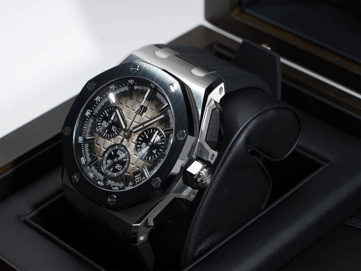 オーデマピゲ ロイヤルオーク オフショア クロノグラフ Ref.26420SO.OO.A600CA.01 ステンレススチール スモークブラウン文字盤