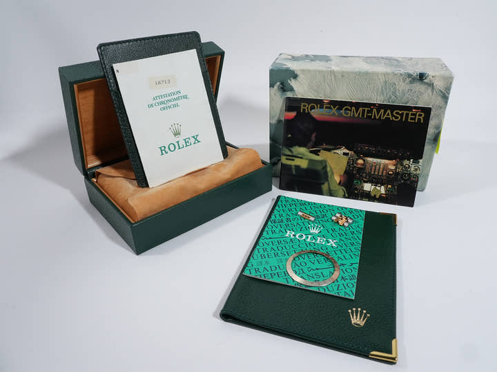 ロレックス GMTマスターII Ref.16713 ステンレススチール/イエローゴールド ブラウン文字盤 ジュビリーブレスレット 中古 yj79ptd6