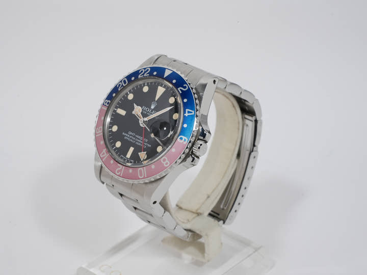 ロレックス GMTマスター Ref.1675 ステンレススチール ブラック文字盤 オイスターブレスレット