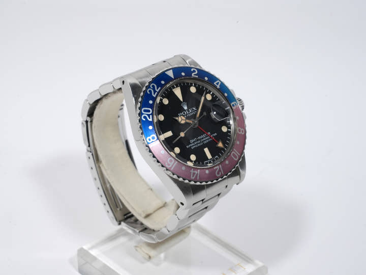 ロレックス GMTマスター Ref.1675 ステンレススチール ブラック文字盤 オイスターブレスレット