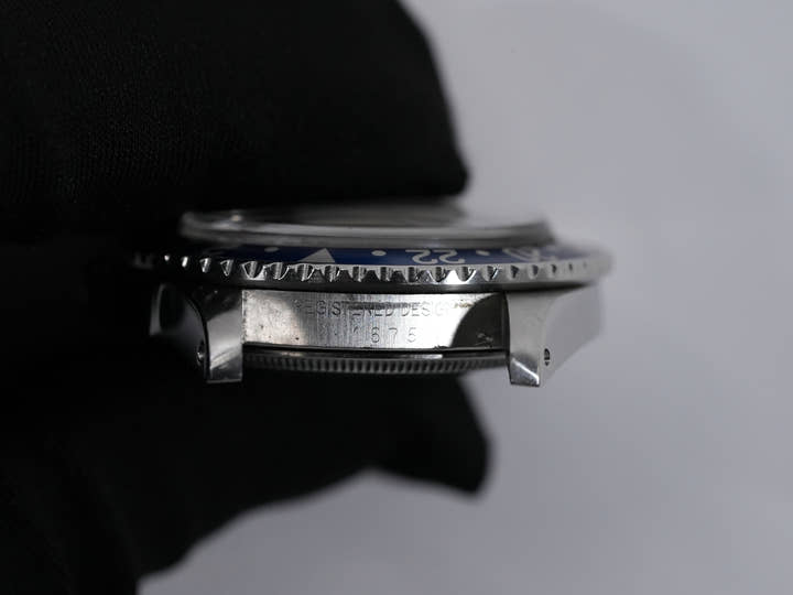 ロレックス GMTマスター Ref.1675 ステンレススチール ブラック文字盤 オイスターブレスレット