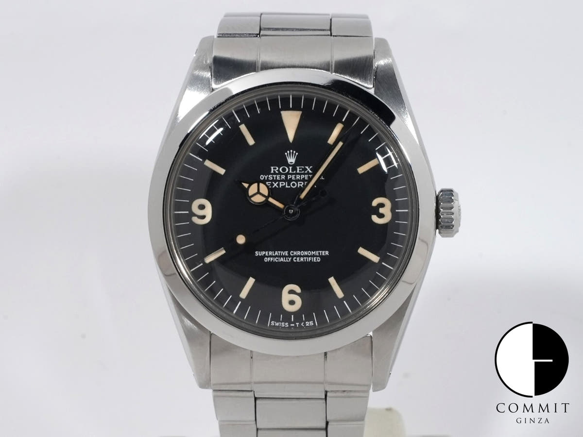 ロレックス エクスプローラーI Ref.1016 ステンレススチール ブラック文字盤