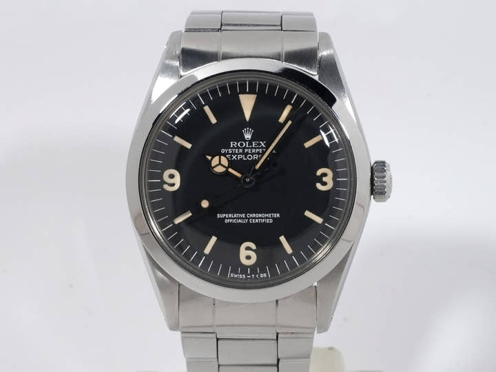 ロレックス エクスプローラーI Ref.1016 ステンレススチール ブラック文字盤