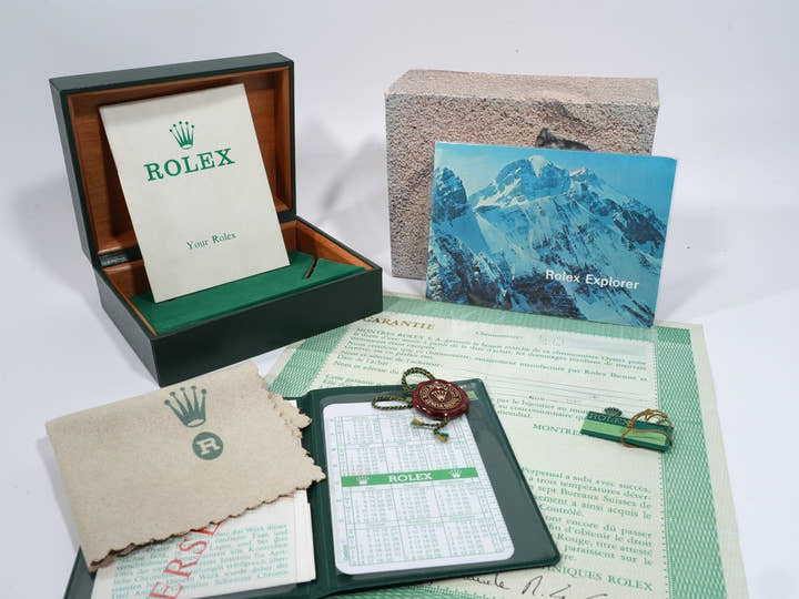 ロレックス エクスプローラーI Ref.1016 ステンレススチール ブラック文字盤