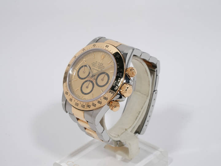 Rolex Daytona El Primero Ref. 16523 Stainless Steel/Yellow Gold Champagne Dial