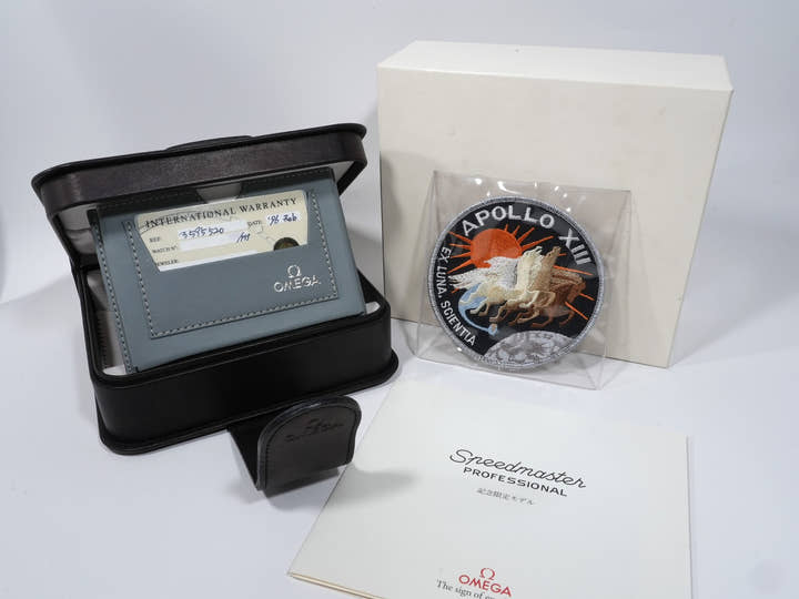オメガ スピードマスター プロフェッショナル アポロ13号 25周年記念 Ref.3595.52 ブラック文字盤 未使用 k7xmxx9c