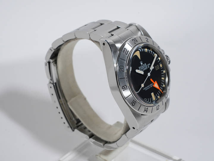 ロレックス エクスプローラーII Ref.1655 ステンレススチール ブラック文字盤