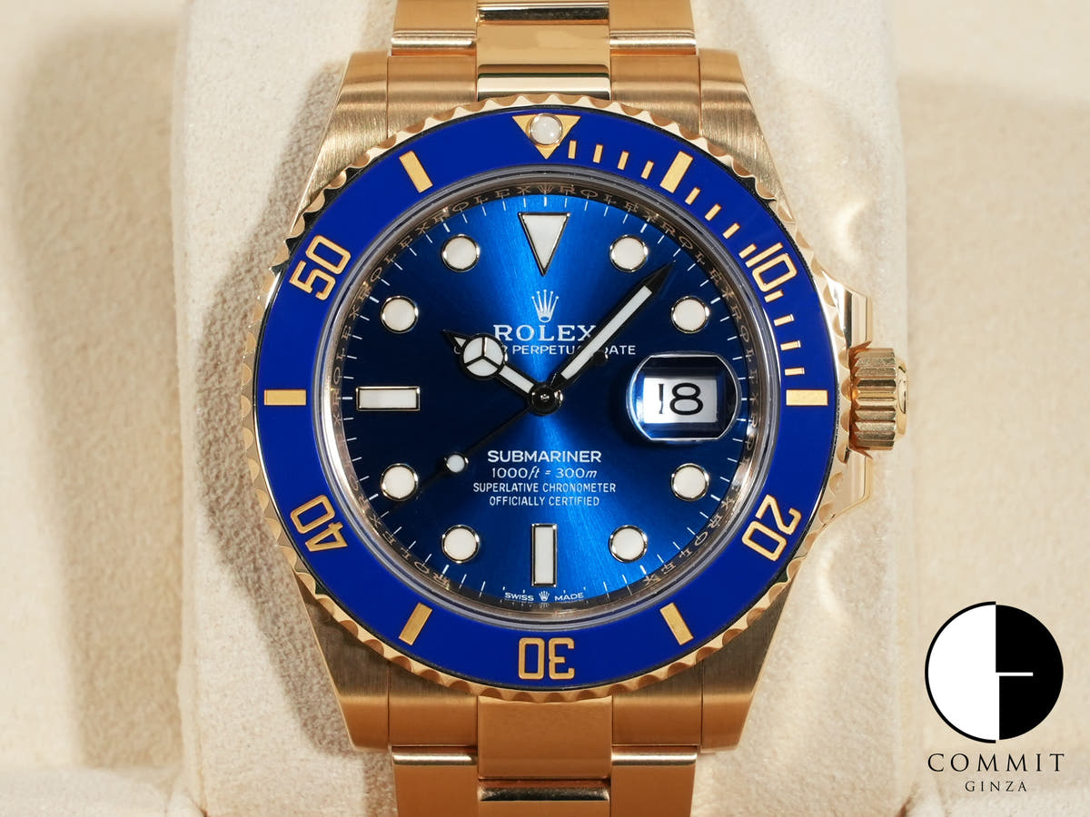 Rolex Submariner Date Ref. 126618LB Yellow Gold Blue Dial