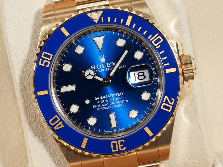 Rolex Submariner Date Ref. 126618LB Yellow Gold Blue Dial