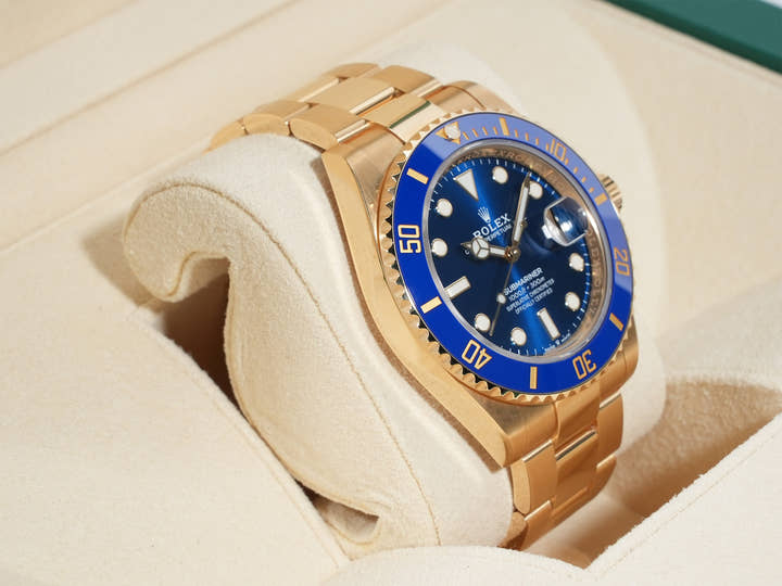 Rolex Submariner Date Ref. 126618LB Yellow Gold Blue Dial