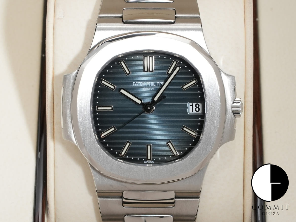 Patek Philippe Nautilus Ref. 5800/1A-001 Stainless Steel Blue Dial