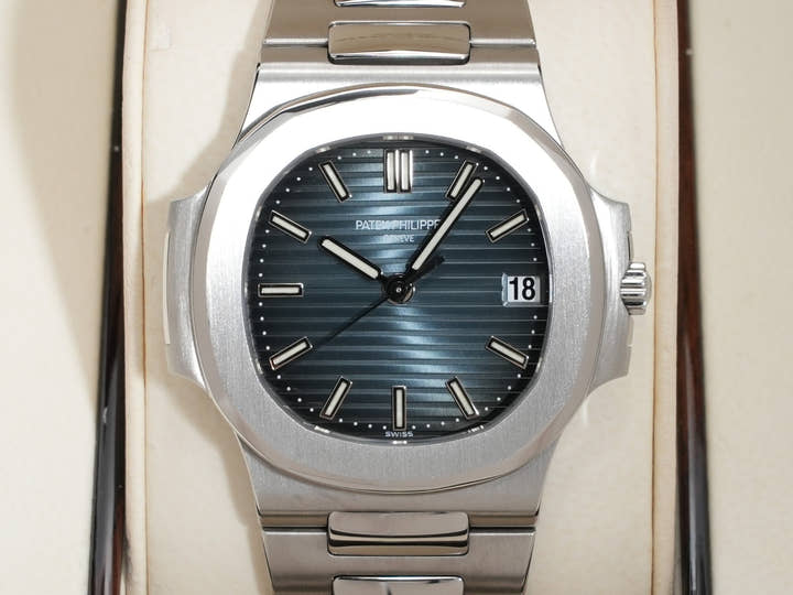 Patek Philippe Nautilus Ref. 5800/1A-001 Stainless Steel Blue Dial