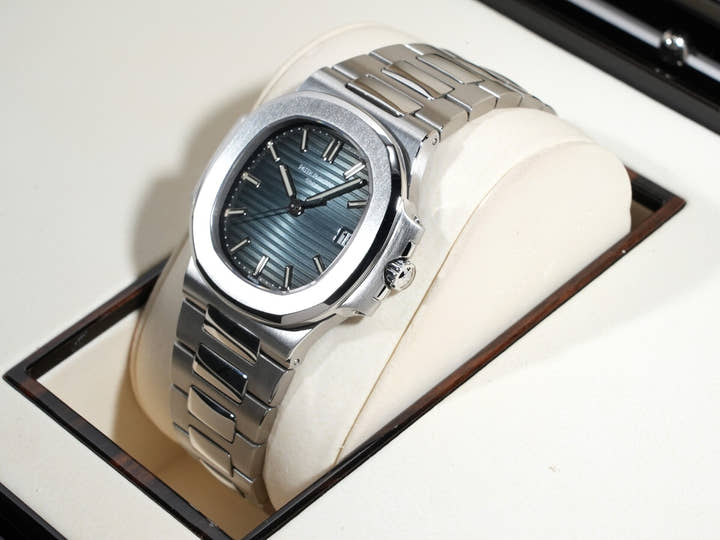 Patek Philippe Nautilus Ref. 5800/1A-001 Stainless Steel Blue Dial