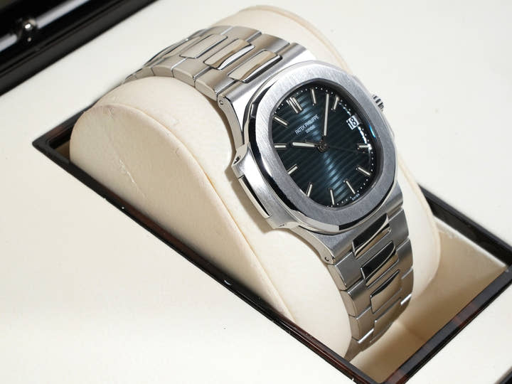 Patek Philippe Nautilus Ref. 5800/1A-001 Stainless Steel Blue Dial
