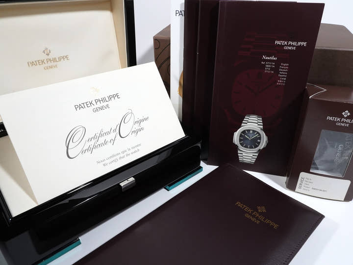 Patek Philippe Nautilus Ref. 5800/1A-001 Stainless Steel Blue Dial