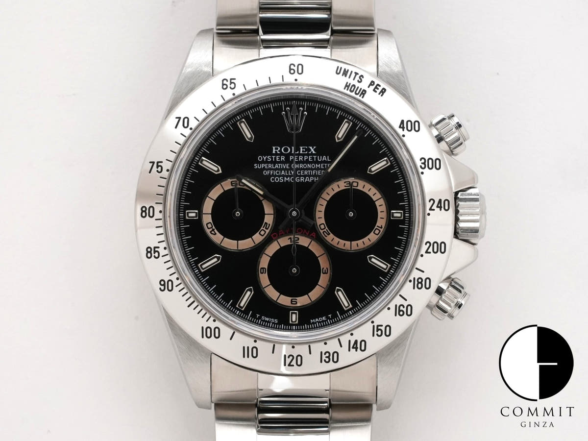 ロレックス デイトナ エルプリメロ Ref.16520 ステンレススチール ブラック文字盤