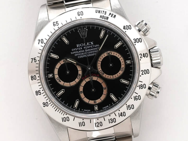 ロレックス デイトナ エルプリメロ Ref.16520 ステンレススチール ブラック文字盤