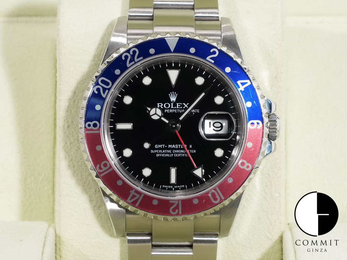 Rolex GMT-Master II Ref. 16710 Stainless Steel Black Dial Oyster Bracelet