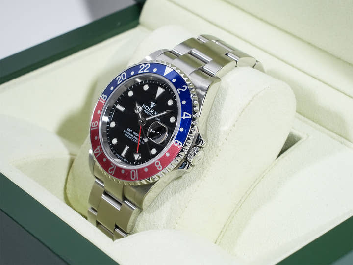 Rolex GMT-Master II Ref. 16710 Stainless Steel Black Dial Oyster Bracelet