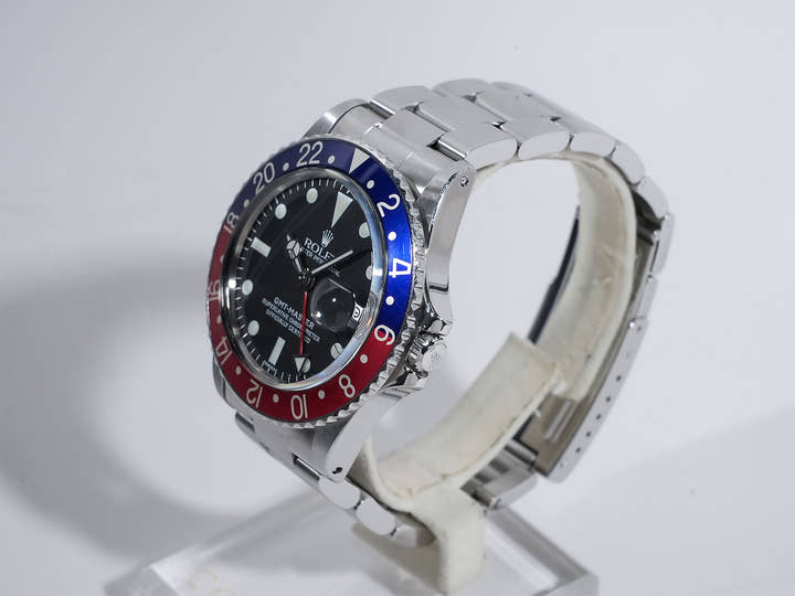 ロレックス GMTマスター Ref.1675 ステンレススチール ブラック文字盤 オイスターブレスレット