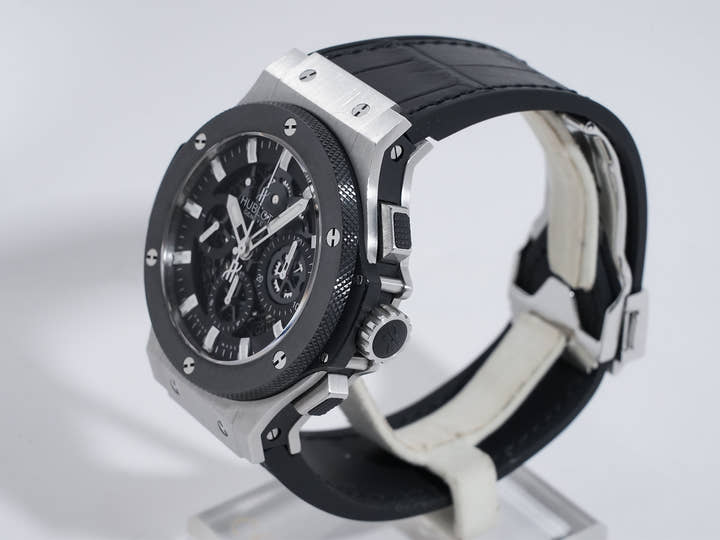 ウブロ ビッグバン アエロバン スチール セラミック Ref.311.SM.1170.GR スケルトン文字盤 中古 6u8ahoq4