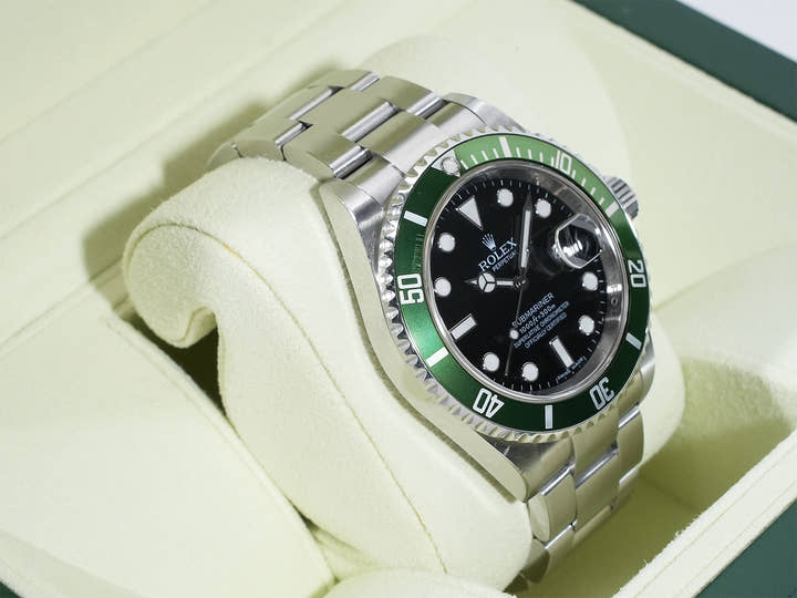 ロレックス サブマリーナー デイト Ref.16610LV ステンレススチール ブラック文字盤