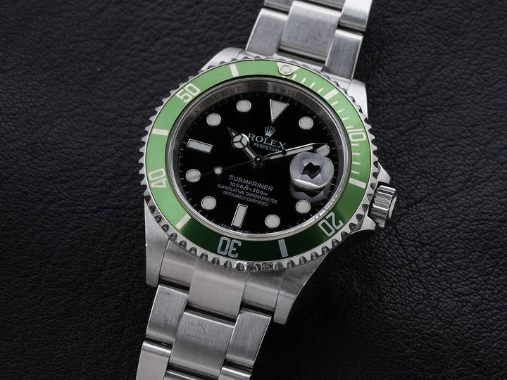 ロレックス サブマリーナー デイト Ref.16610LV ステンレススチール ブラック文字盤