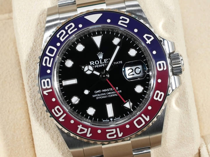 Rolex GMT-Master II Ref. 126710BLRO Stainless Steel Black Dial Oyster Bracelet