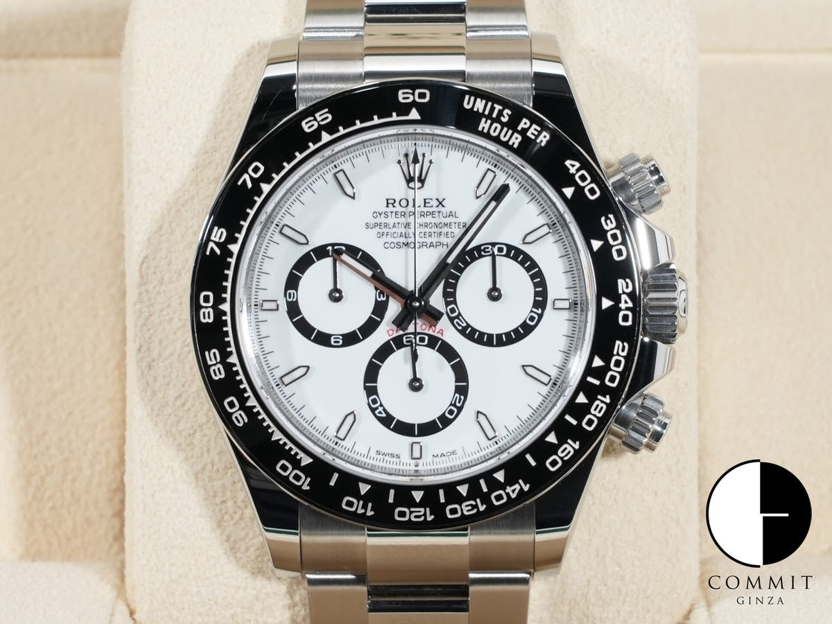 ロレックス デイトナ Ref.126500LN ステンレススチール ホワイト文字盤