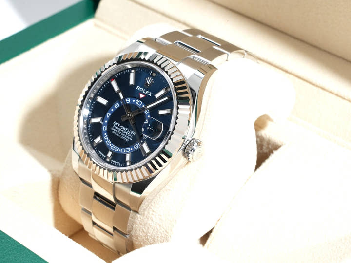 ロレックス スカイドゥエラー Ref.336934 ステンレススチール/ホワイトゴールド ブルー文字盤 オイスターブレスレット