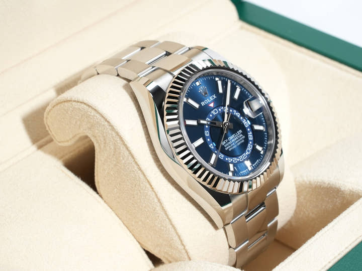 ロレックス スカイドゥエラー Ref.336934 ステンレススチール/ホワイトゴールド ブルー文字盤 オイスターブレスレット