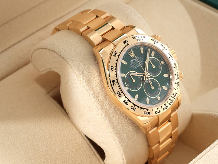 Rolex Daytona Ref. 116508 Yellow Gold Green Dial