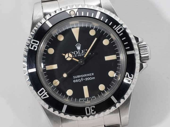 ロレックス サブマリーナー Ref.5513 ステンレススチール ブラック文字盤