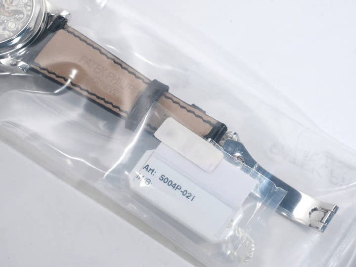 パテックフィリップ パーペチュアルカレンダー スプリットセコンド クロノグラフ Ref.5004P-021 プラチナ シルバー文字盤