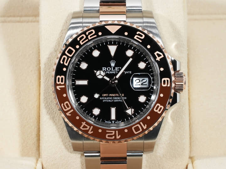 Rolex GMT-Master II Ref. 126711CHNR Stainless Steel/Everose Gold Black Dial